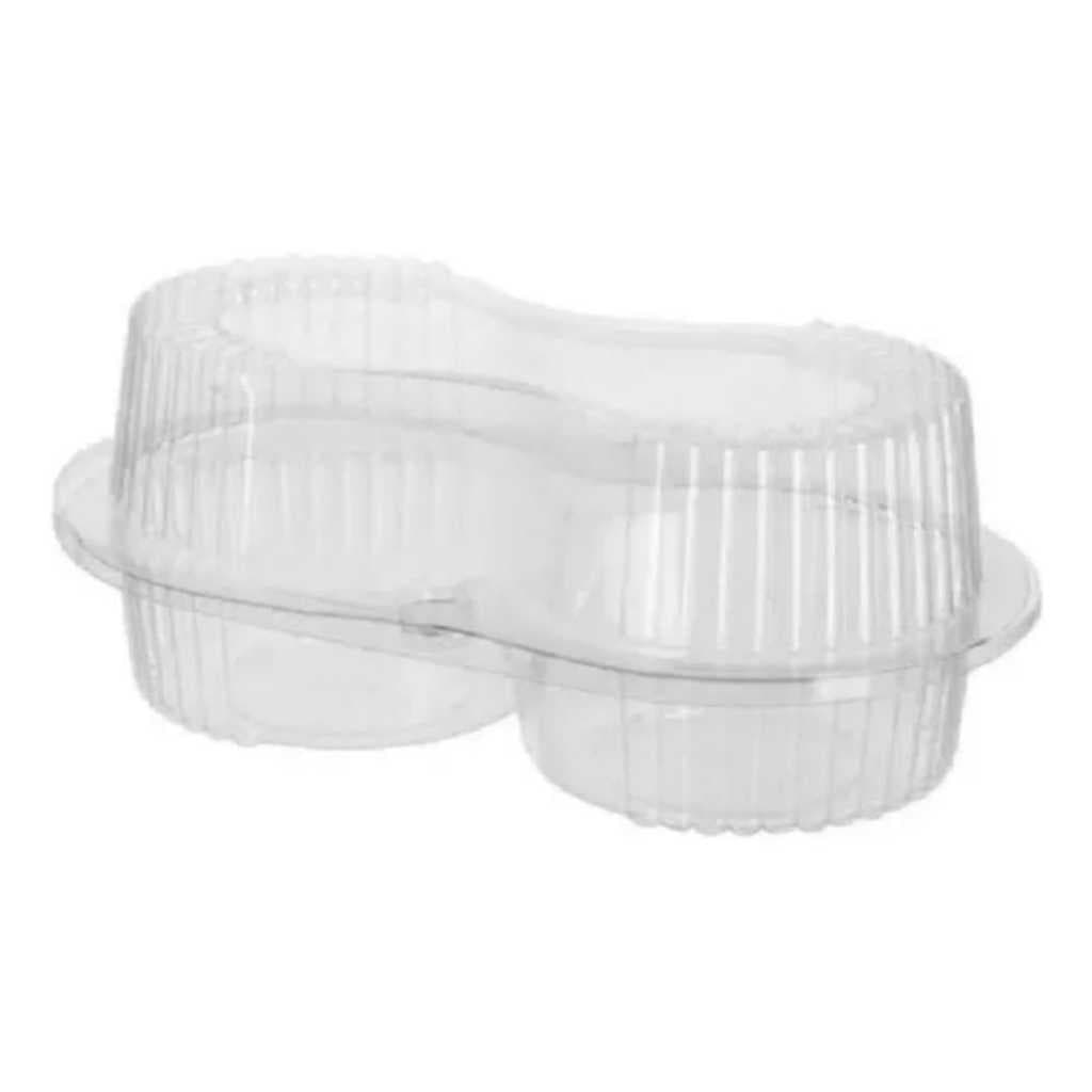 50un Embalagem Para 2 Cupcakes Doce Salgado Galvanotek G14