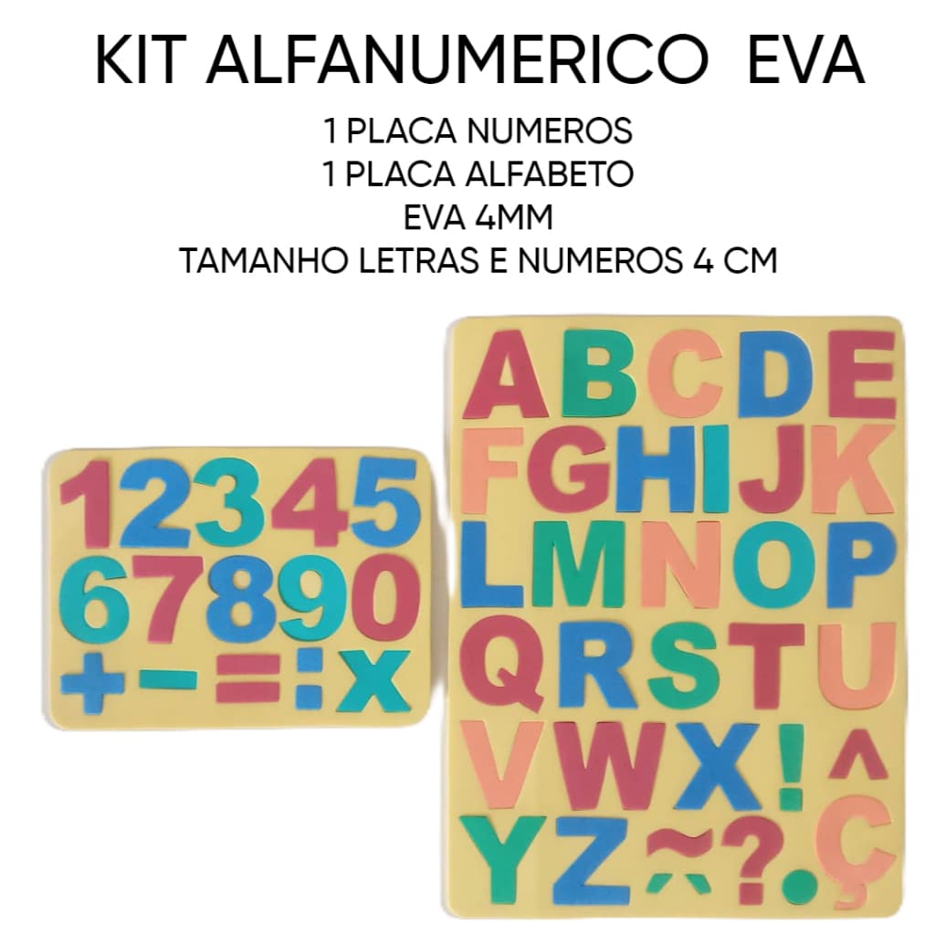 ALFABETO MÓVEL PLACA + PLACA NÚMEROS