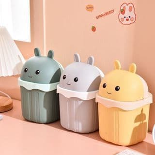 Mini Lixeira de Mesa Multiuso fofíssimo com Adesivo - 8349 (DT6723)