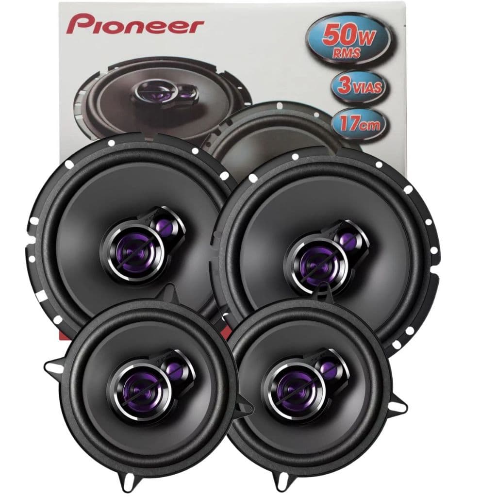 Kit 4 Alto Falante Som Automotivo Carro 6 E 5 Pioneer Universal
