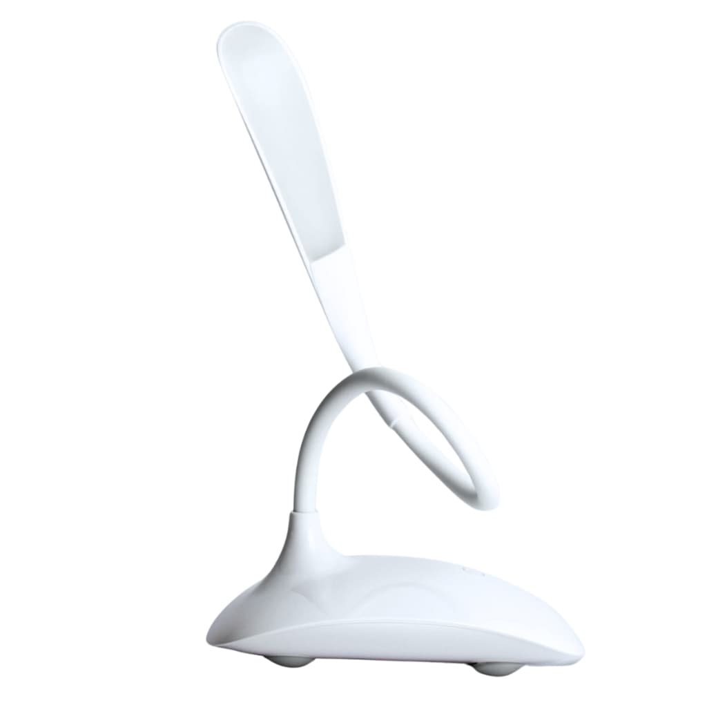 Luminária De Mesa Led Recarregável Flexível Pescoço De Ganso Escritório Homeoffice