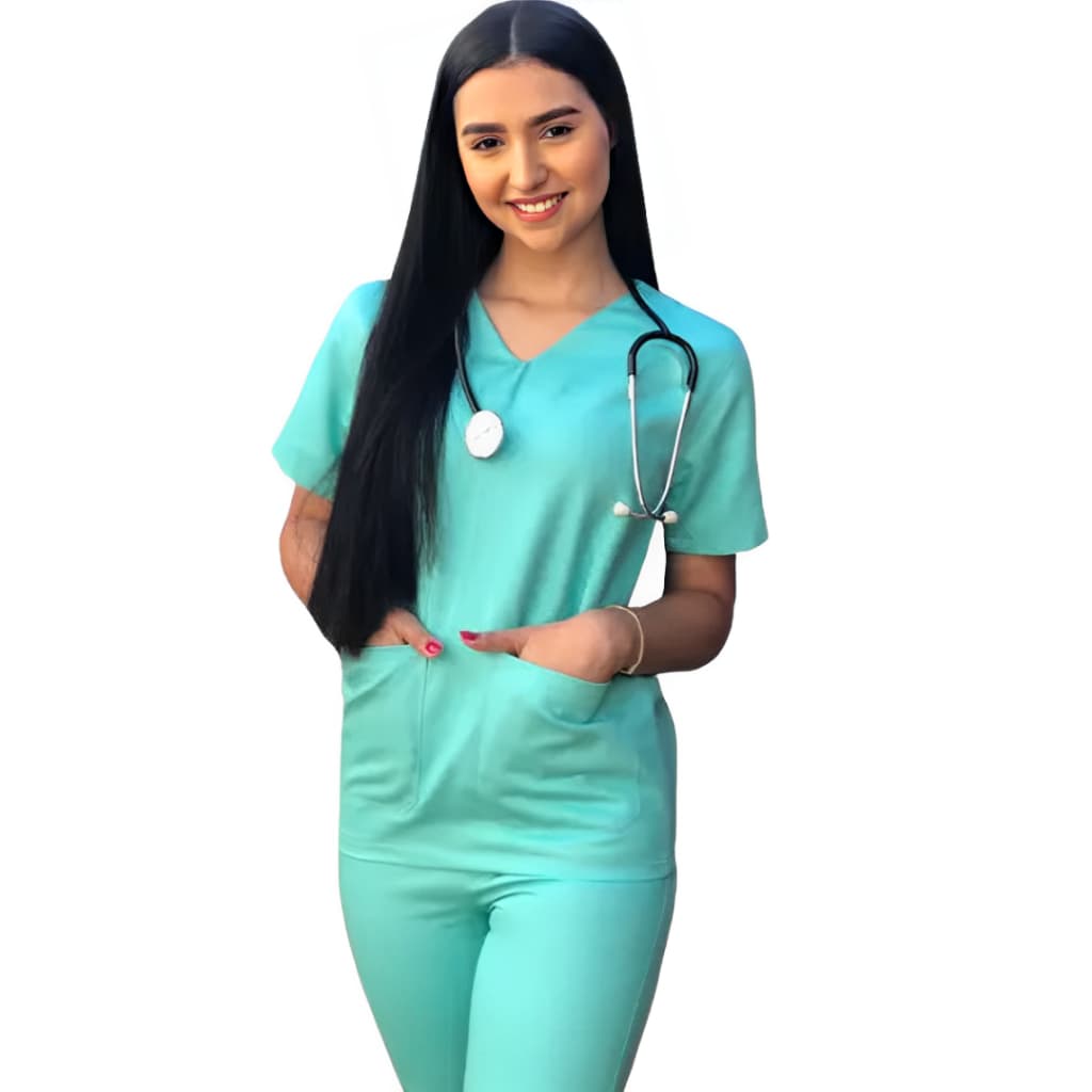 Pijama Cirurgico Hospitalar Feminino Scrub Acinturado