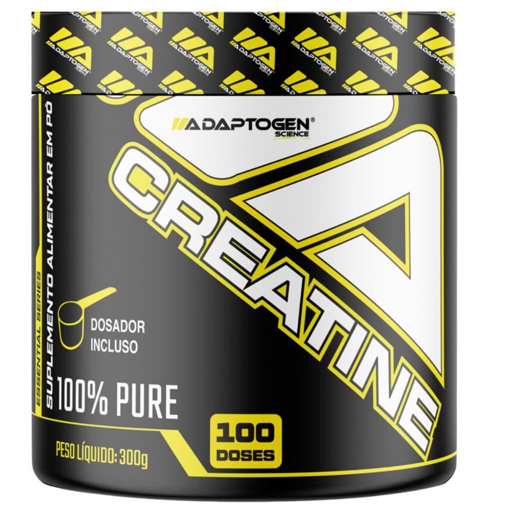 Creatina (Creatine) Platinum 100% Pura 300g ADAPTOGEN SCIENCE