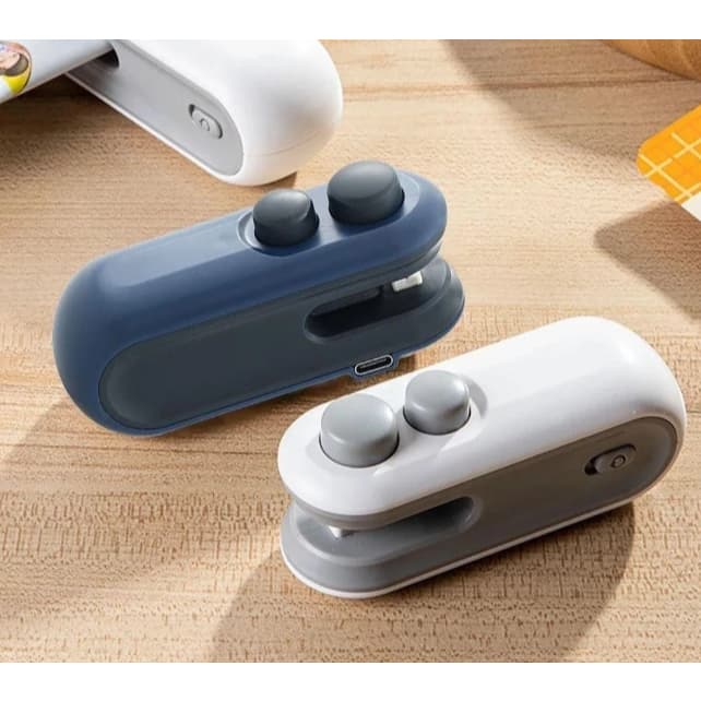 Mini Selador De Plastico Para Lacrar Embalagens Ideal Para Cozinha a Pilha