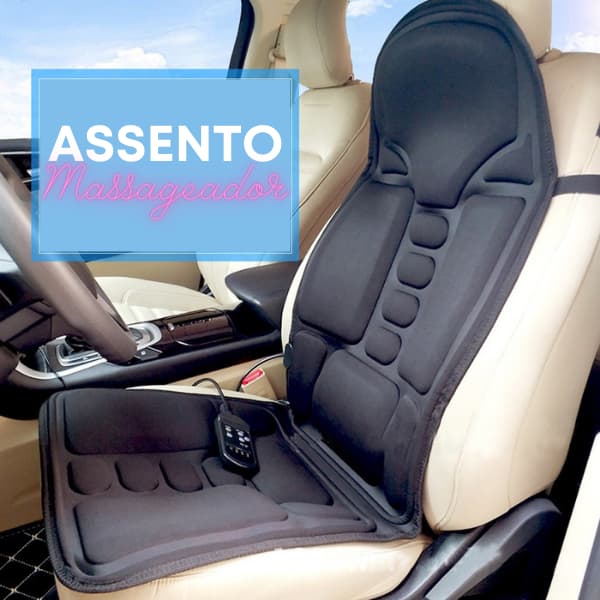 Assento Massageador Lombar Pescoço Almofada Cadeira De Massagem Carro