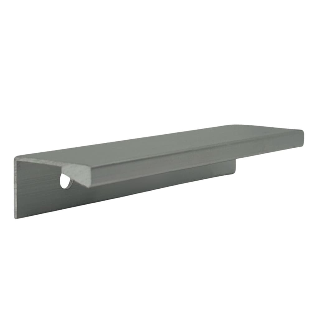 Kit 40 Puxadores FR60 10cm Alumínio Anodizado Para Móveis Armários Acompanha Parafusos