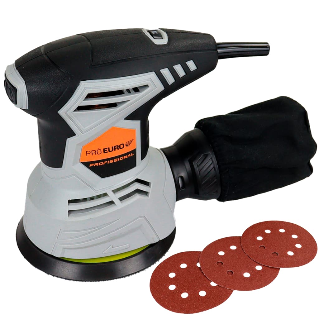 Lixadeira Roto Orbital 400W Profissional 220V Velocidade Variável 12.000RPM Pró Euro