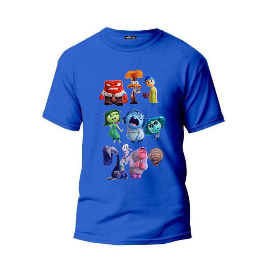 Camisa Infantil e Adulto Divertidamente T-shirt 100% Algodão 30.1 Premium Postagem Rápida.