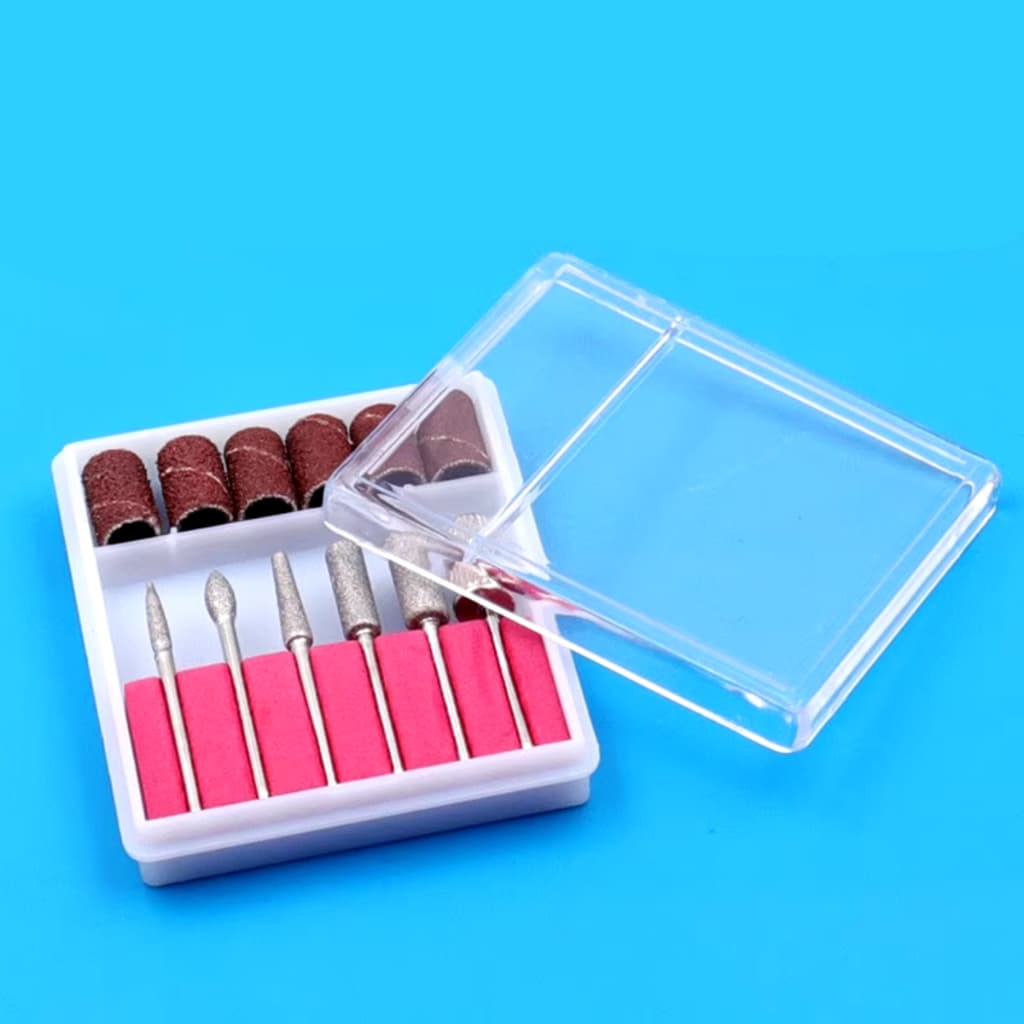 Kit Refil 6 Lixas + 6 Brocas para Lixadeira Elétrica