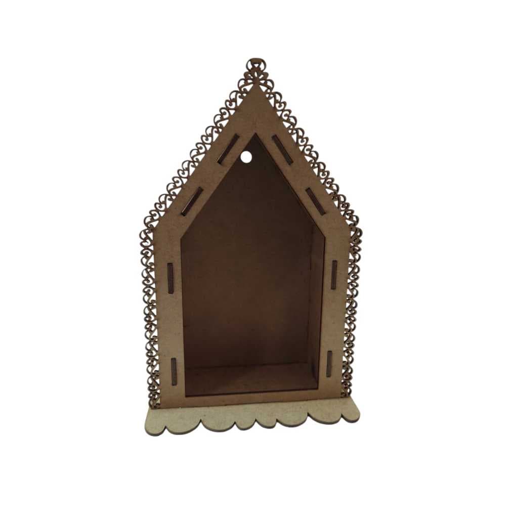 Oratório Liso Em Mdf Crú 23x15