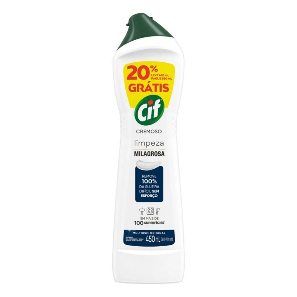 Limpador CIF Cremoso Multiuso 450mL