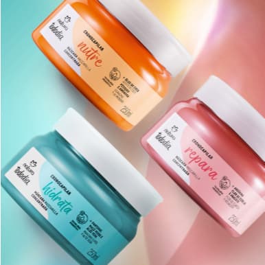 Kit  com 3 Tododia Máscaras Reparação, Nutrição e Hidratação