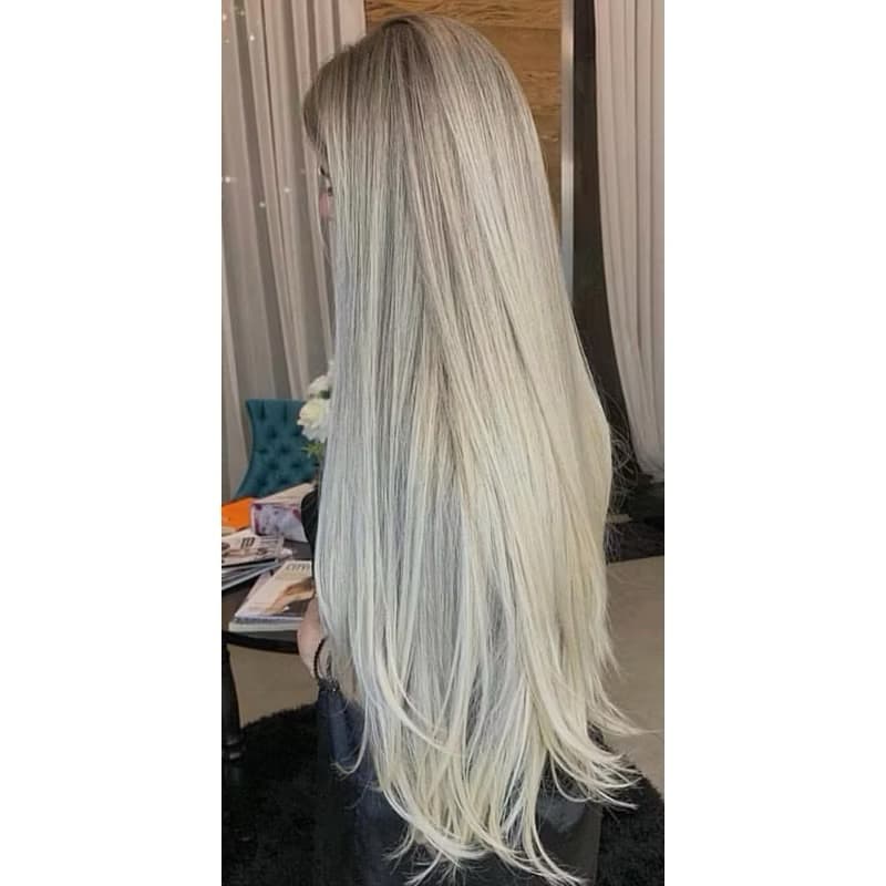 cabelo bio humano russo tic tac liso pérola