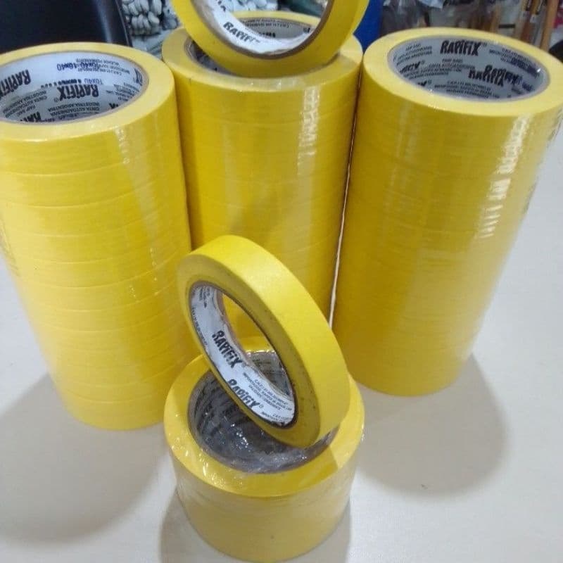 fita crepe automotiva verd / am  26 unid  16mm x 40 m