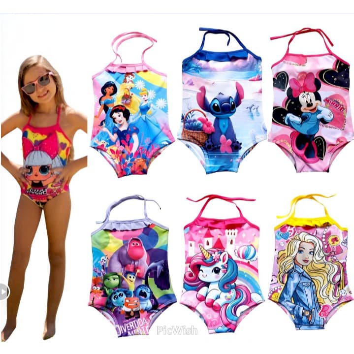 KIT 2 Maiô Infantil Moda Blogueirinha