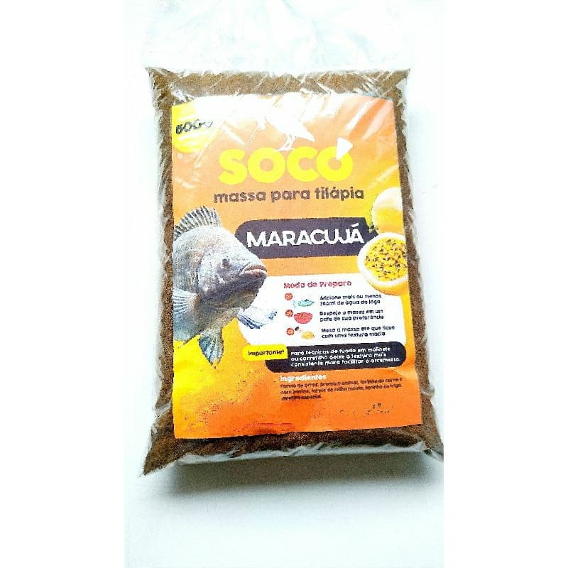 MASSA PRA PESCA DE TILÁPIA DE MARACUJÁ 500g