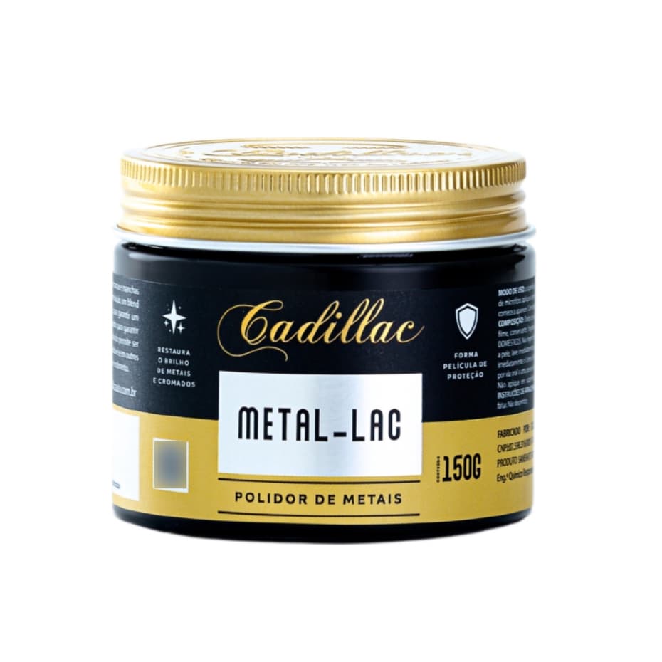 Polidor de Metais Metal-Lac 150g Cadillac Metal Cromo Alumínio