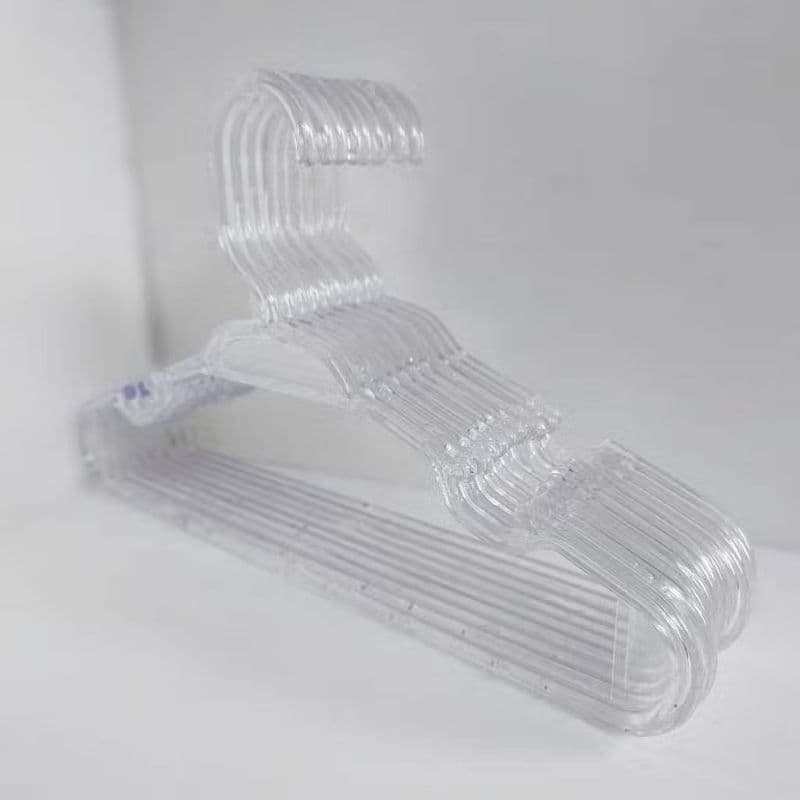 KIT COM 30 CABIDES INFANTIL CRISTAL TRANSPARENTE EM ACRÍLICO