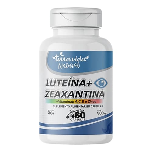 Luteína Mais Zeaxantina Mais Vitaminas A, C, E e zinco 60 Capsulas