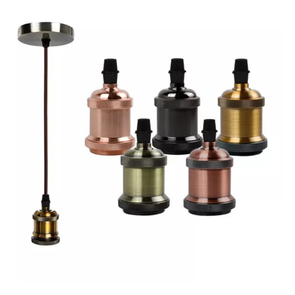Pendente Simples Deco Vintage Retro Bocal E27