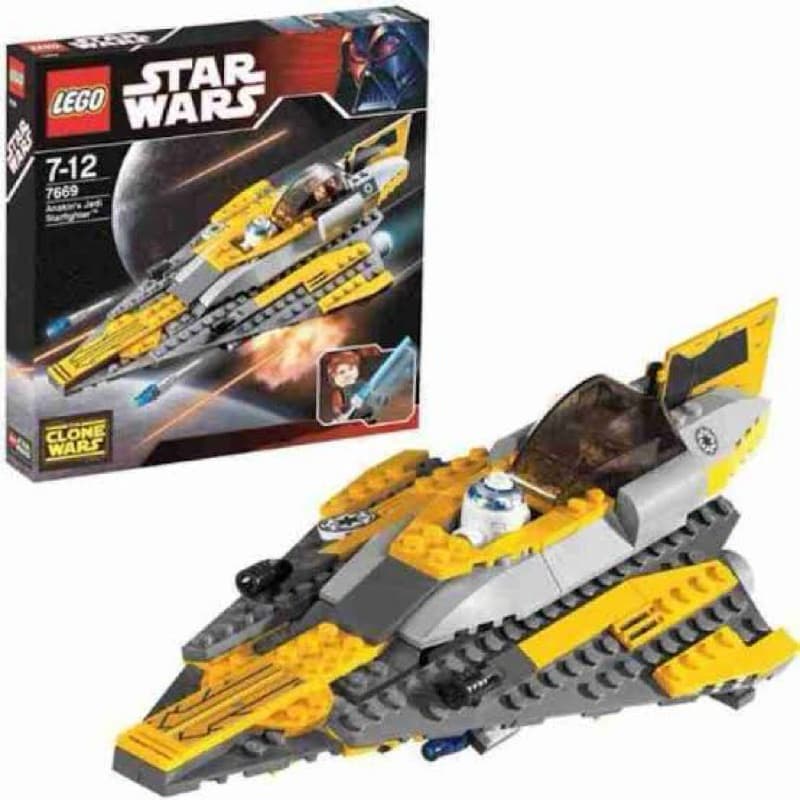Lego Star Wars 7669 Anakin’s Jedi Starfighter (semi-novo 2008) Lego original na caixa
