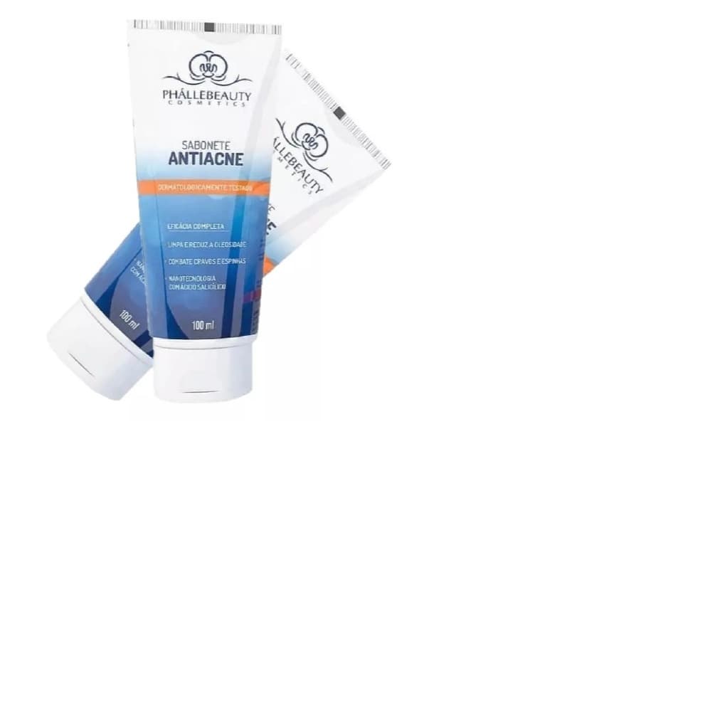 Sabonete Facial Antiacne Ph0554 Phallebeauty Rosto Limpeza