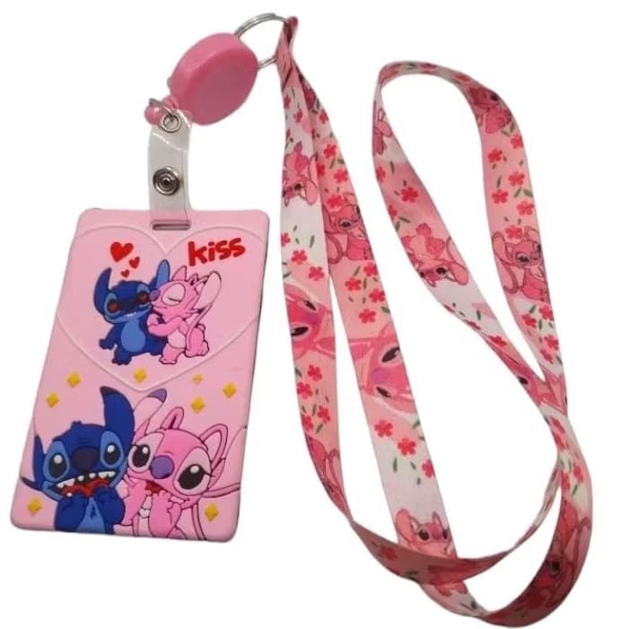 Porta Crachá Capinha De Bilhete Único /Cordão pescoço Animes