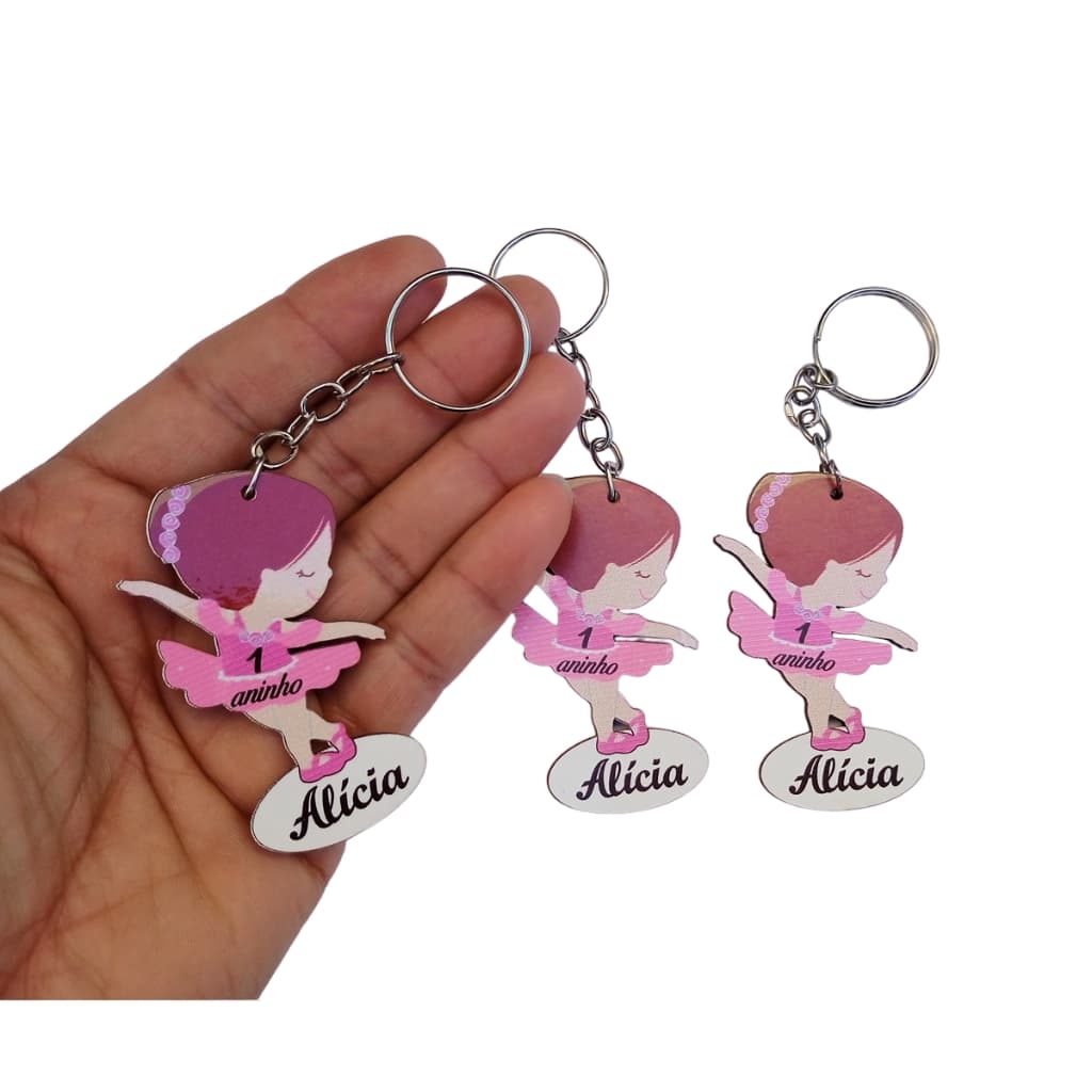 Chaveiros Personalizados Bailarina