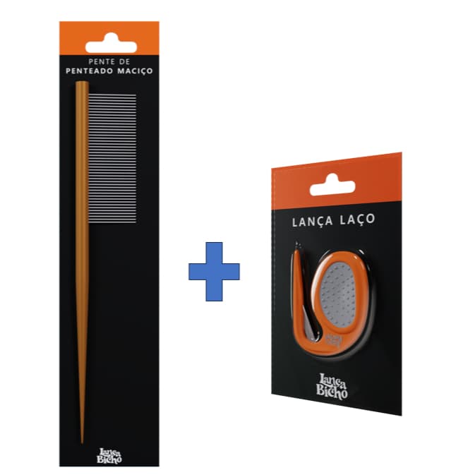 Pente de penteado + tira laço KIT