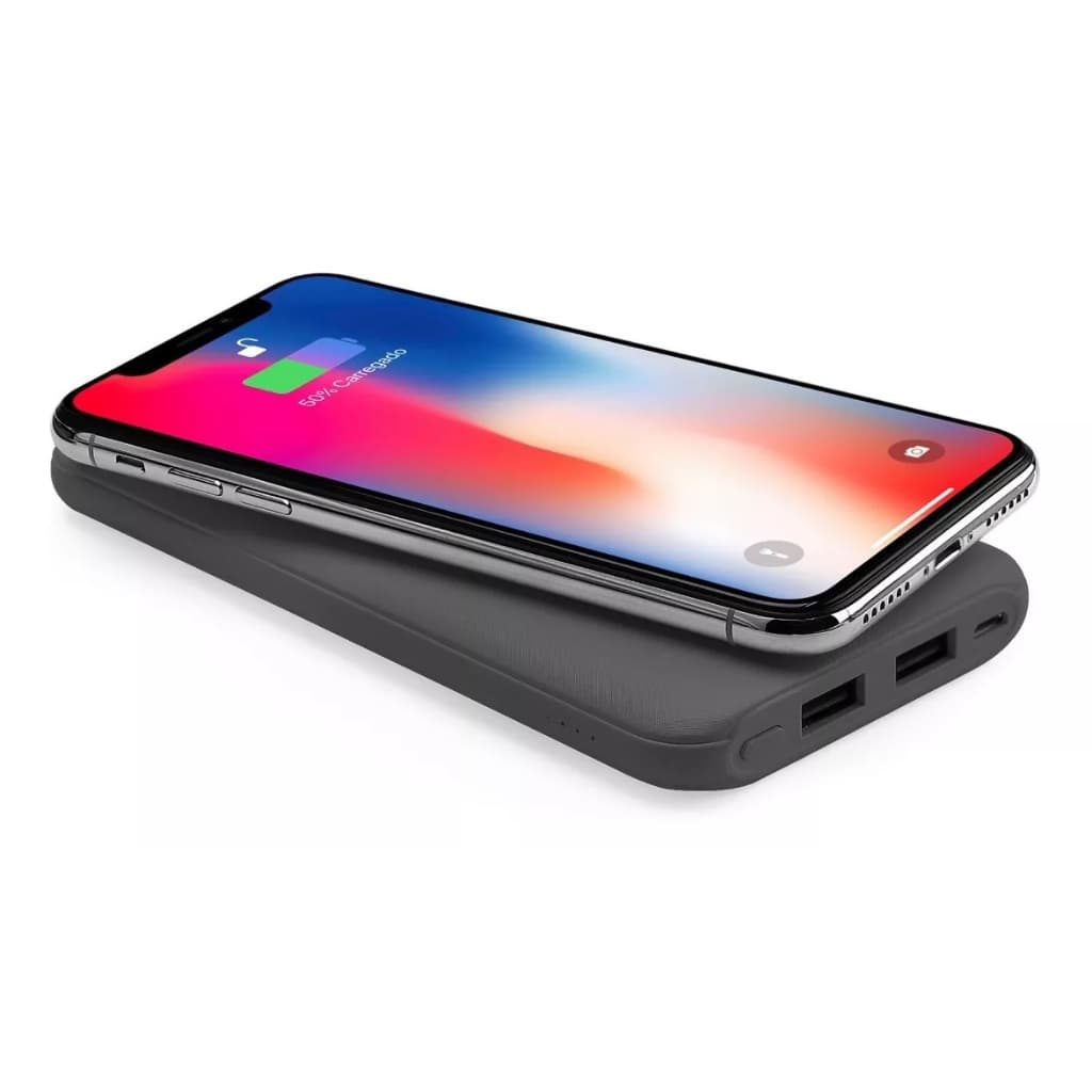 Carregador por Indução Geonav 10.000 Mah Cinza