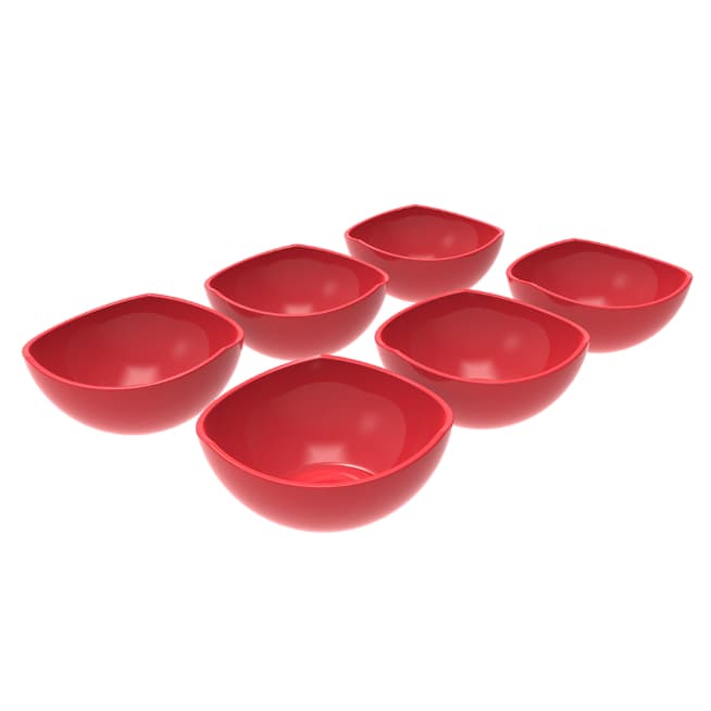 Pote Sobremesa Trio, 6 unidades, da Marca Crippa