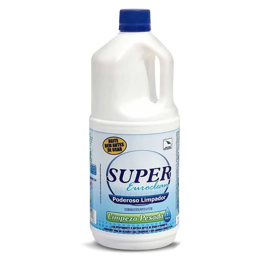 Limpador Super Euroclean Limpeza Pesada 1 Litro