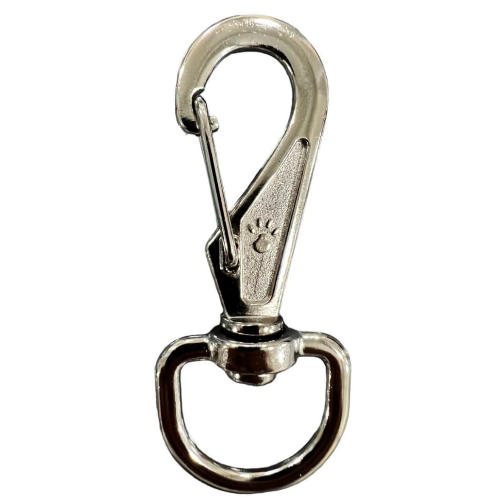 Kit Gancho Mosquetão Aço Prateado Giratório Toldos Academia Pet Pesca Magnetica Gira 360º Forte