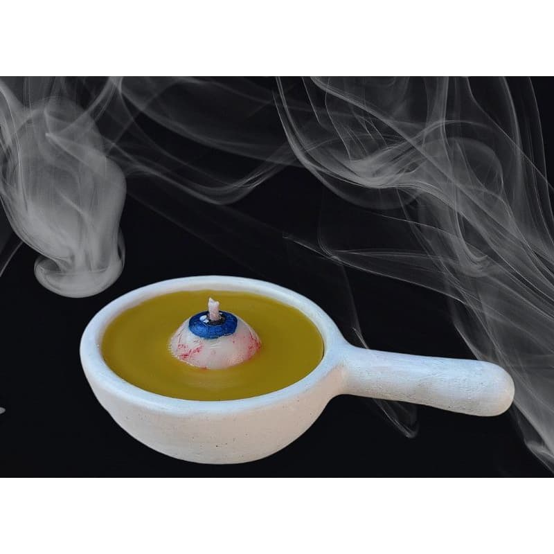 Vela Aromática Sopa de Olho/ Recipiente Cimento/ Vela perfumada/ decorativa/artesanal