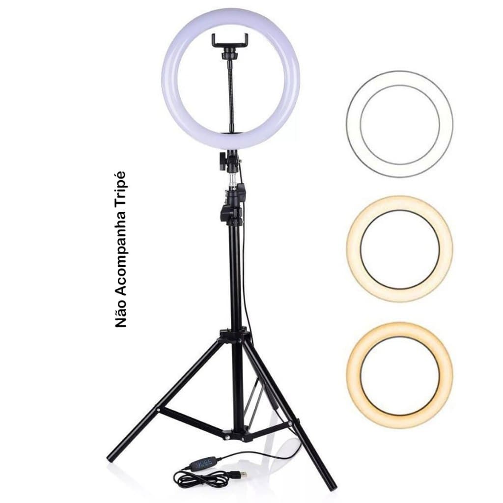 Ring Ligth Iluminadora Para Youtuber Gravar Videos Fotos Tik Tok Influencer