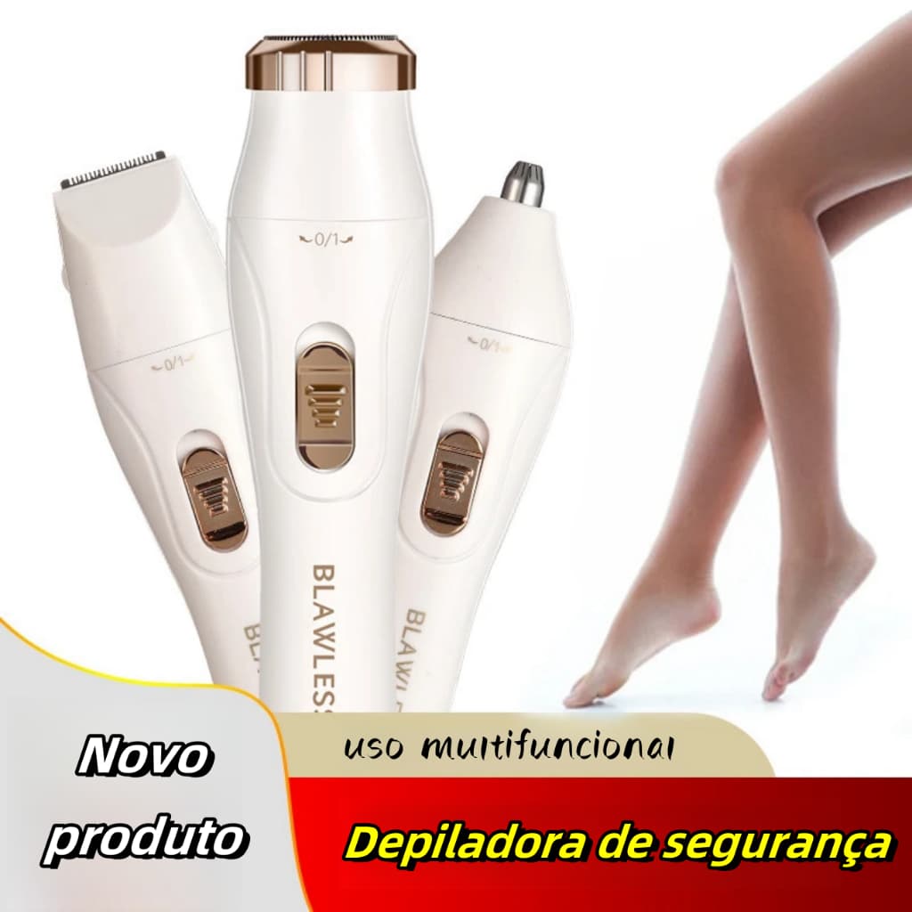 Depilador Recarregável Facial e Corporal para Ambos os Gêneros M1