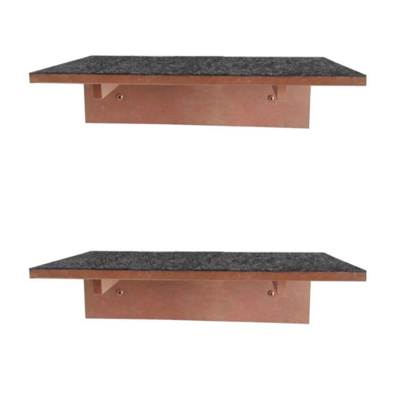 2 prateleiras com carpete Arranhador para gatos MDF 15mm