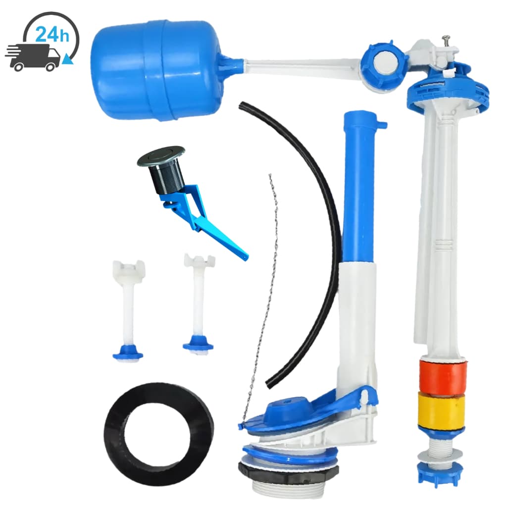 Kit Para Descarga Caixa Acoplada Completo Reparo Entrada Saída Universal Caixa De Descarga