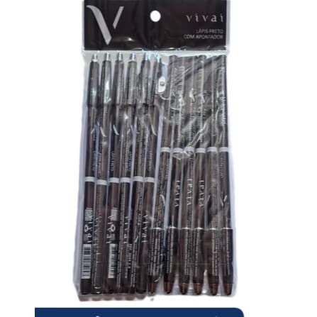 LAPIS DE OLHO PRETO VIVAI P/12 UNI COD.252