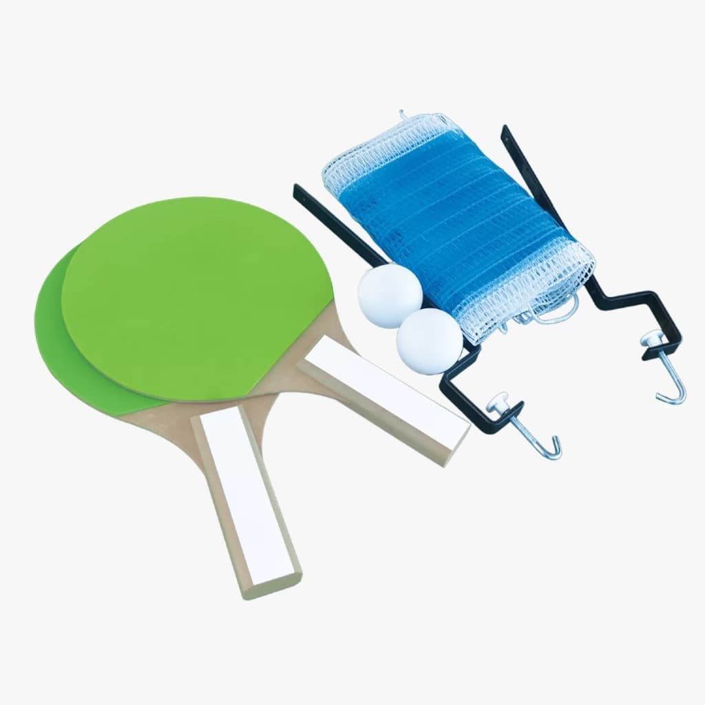 Kit Ping Pong Completo Raquete + Bolinha + Rede De Mesa