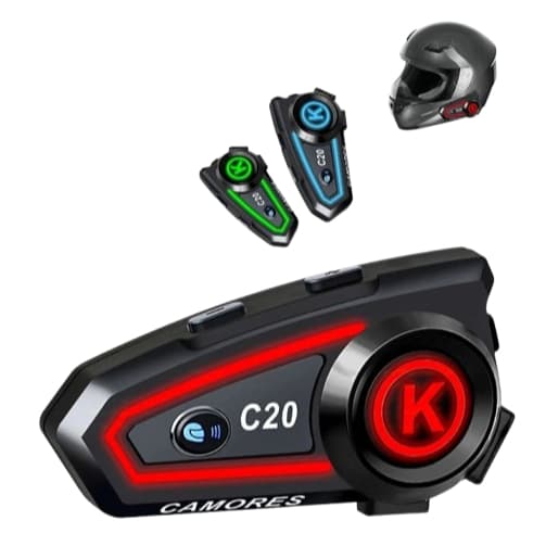 Fone Ouvido Capacete Moto Bluetooth 5.3 S/ Fio Viva Voz Motoboy