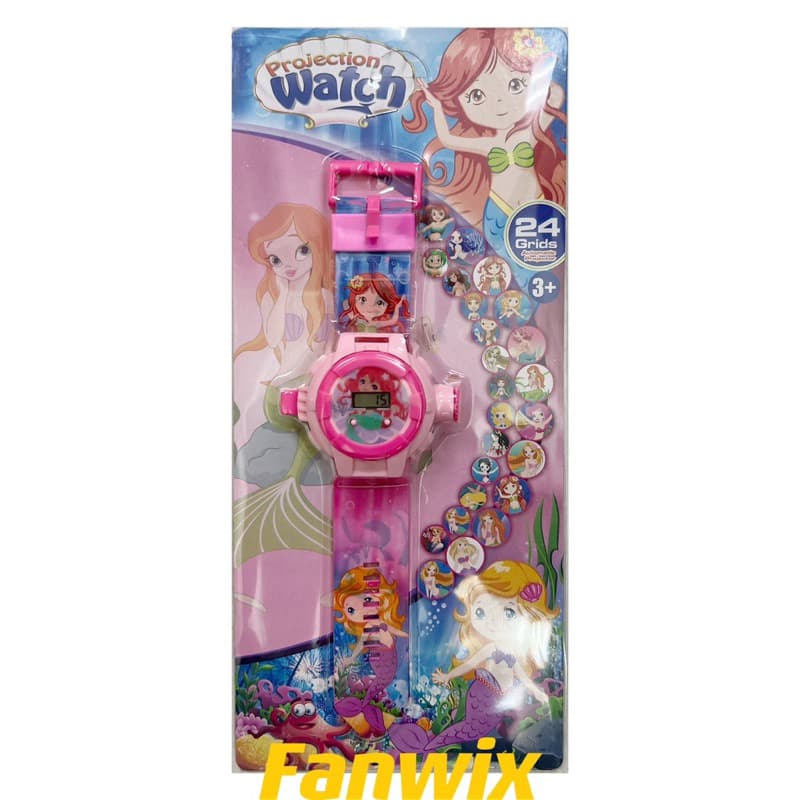Relógio Infantil  Divertido Com Projetor De Imagens Dinossauro Sereia Luminoso, Presente Pra Meninos E Meninos, Masculino Feminino, Fanwix