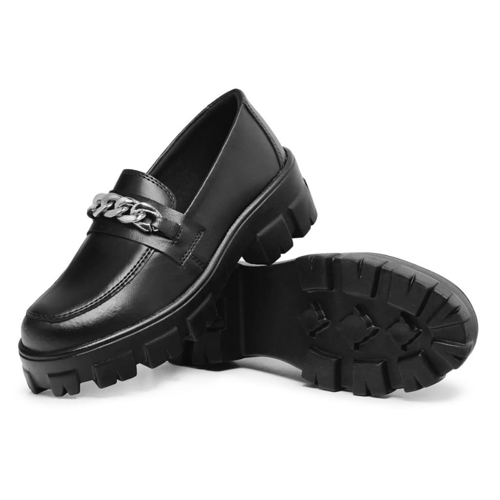 Mocassim Feminino Tratorado Oxford Confortavél