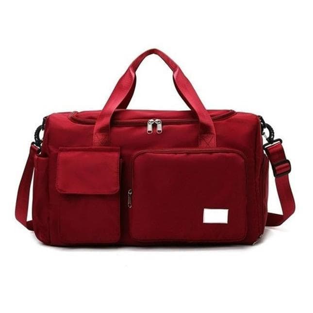 Bolsa de academia esportiva bolsa feminina com compartimento para sapatos viagem de fim de semana