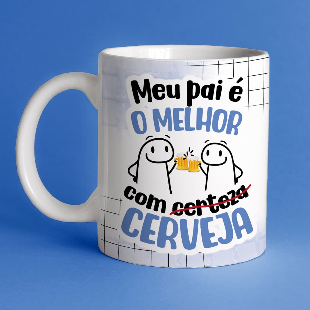 Caneca Flork Bento Meu pai é o melhor com certeza