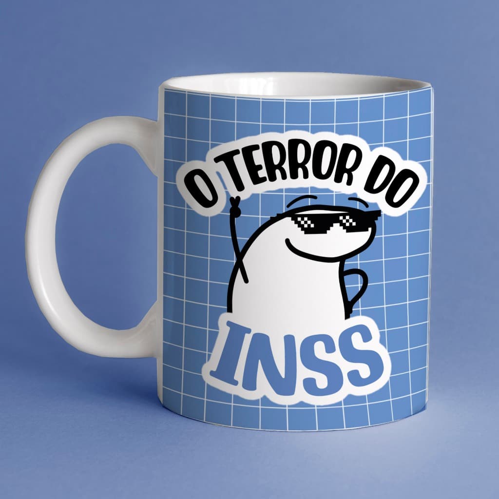 Caneca Bento Flork O terror do Inss