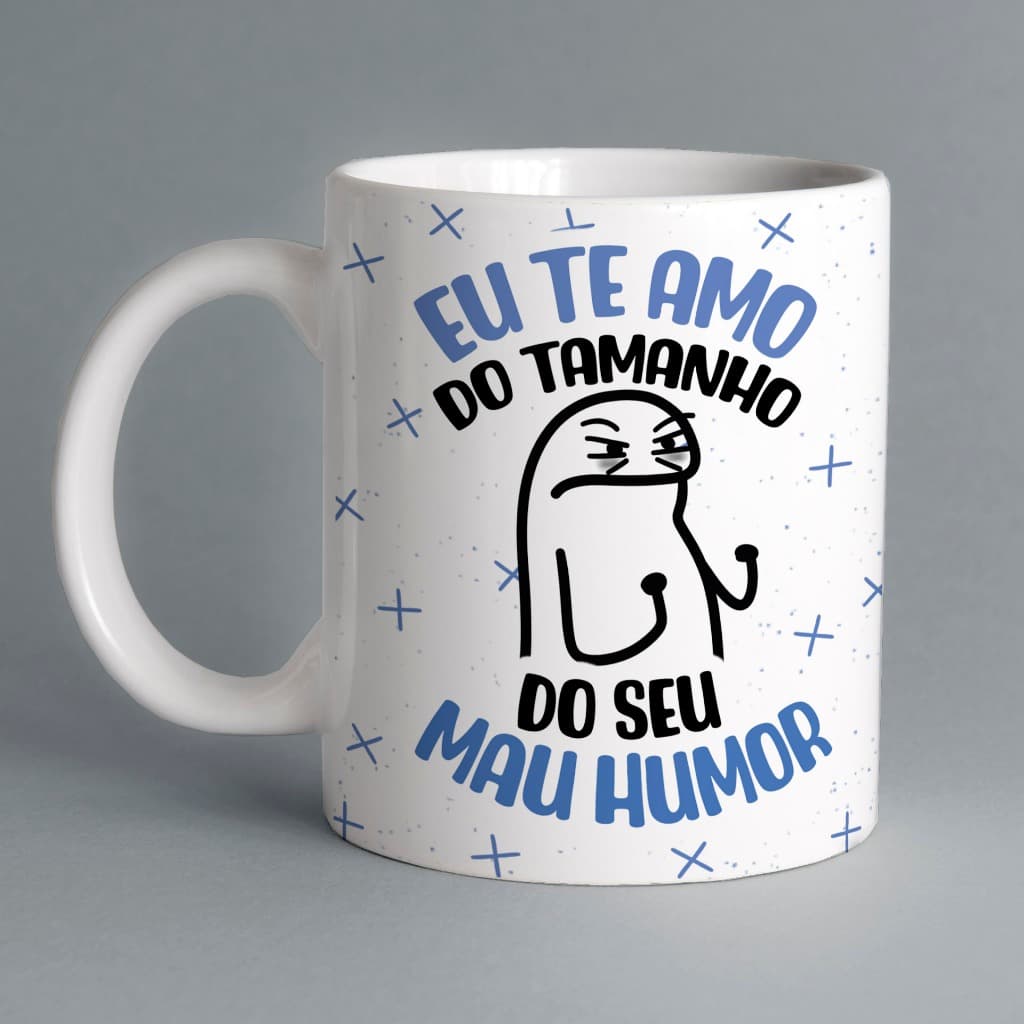 Caneca Bento Flork Eu te amo do tamanho do meu mal humor