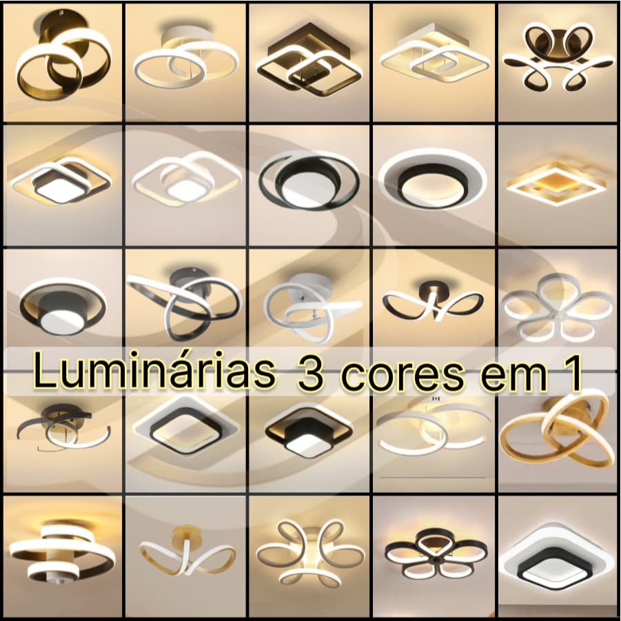 Luminária De Teto Plafon Led Moderna Lustre para Corredor Sala Quarto Alta Qualidade