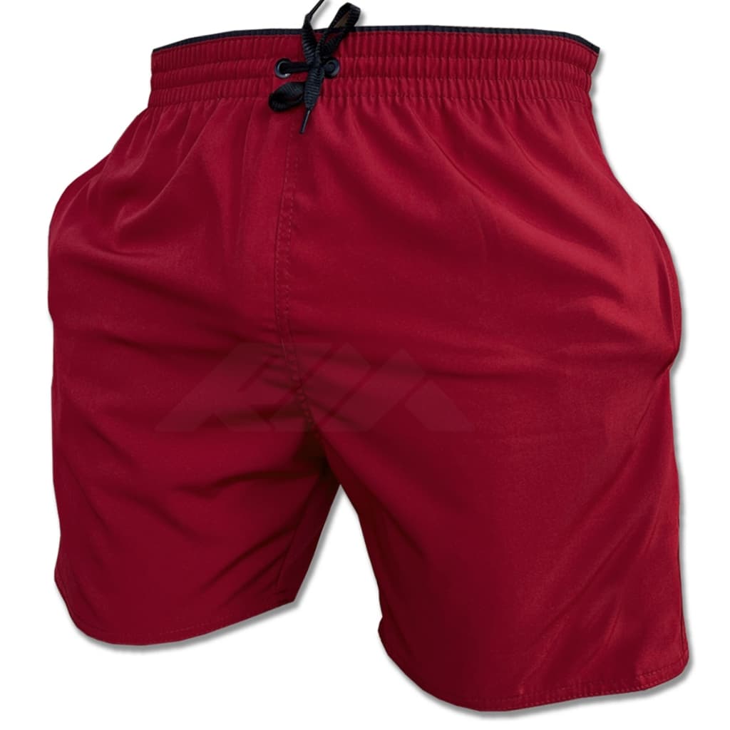 Shorts Bermuda Tactel Lisa Elastano DRY-FIT Treino Piscina Academia