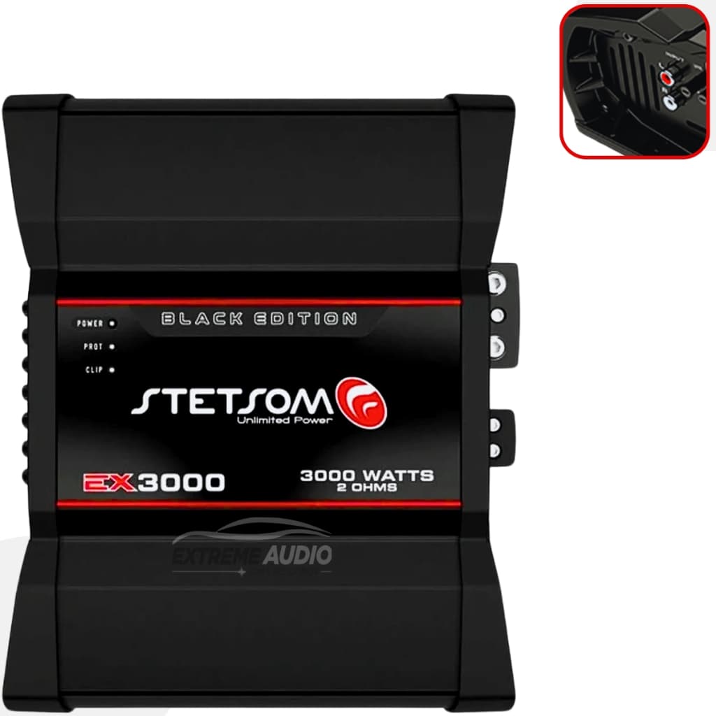 Modulo Stetsom Ex3000 Amplificador 3000w Rms Potencia Stetsom 3000 Som Automotivo Paredao Som de Carro Modulo Digital
